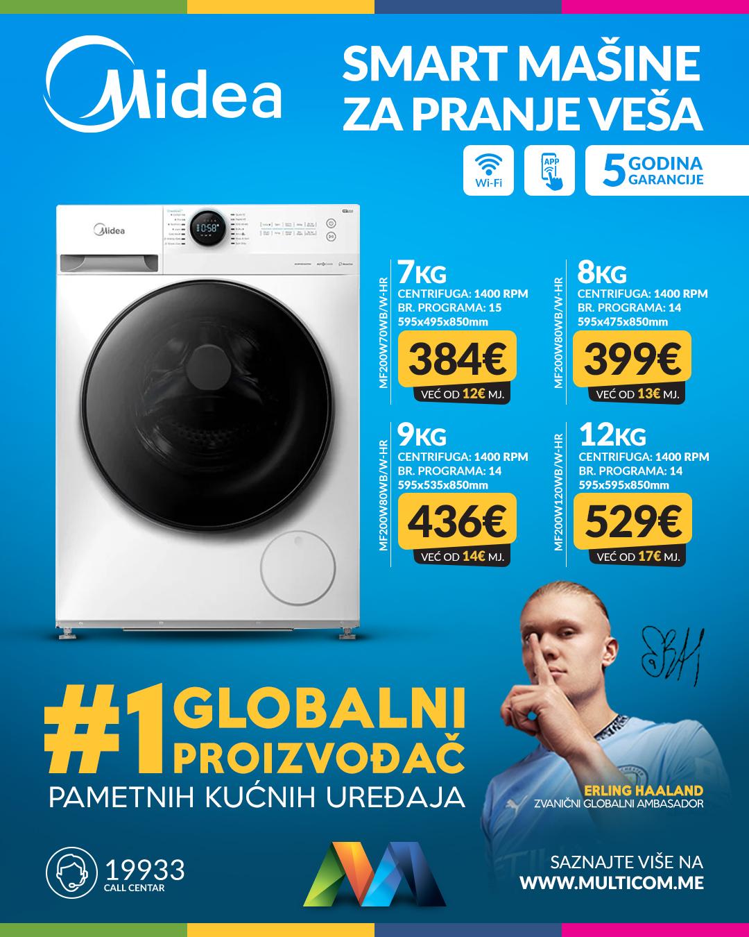 Midea smart masine 30.1.